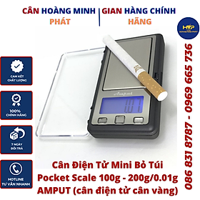 Mua Cân Kỹ Thuật AMPUT 450-TP 100g - 200g/0.01g (cân điện tử bỏ túi 100g/200g - cân điện tử cân vàng) - Chính Xác Tuyệt Đối   CÂN HOÀNG MINH PHÁT