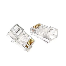 Mua Túi 100 Hạt Mạng  Đầu Bấm Mạng Rj45 Vỏ Nhựa