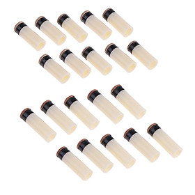 20 chiếc Trơn Bể Bida Cue Đầu Bi Da Dính Ferrules 11mm 13mm