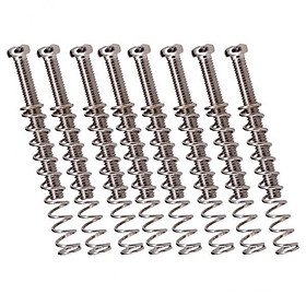 4X Humbucker Double Coil Pickup Frame Screws Springs for Electric Guitar