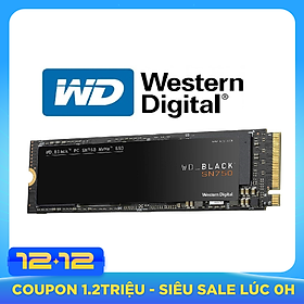 Ổ Cứng SSD WD Black SN750 500GB NVME M.2 2280 - Hàng Nhập Khẩu