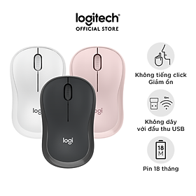 Chuột Không Dây Logitech M220 Silent Plus - Hàng Chính Hãng