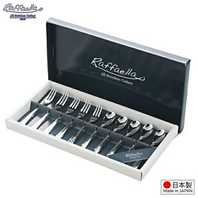 Mua Set 10 chiếc thìa  nĩa inox cao cấp Raffaella 220mm hàng nội địa Nhật Bản (MADE IN JAPAN)