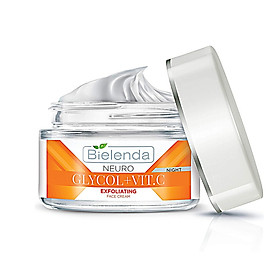 Kem dưỡng ẩm sáng da Bielenda Neuro Glicol Vit.C Exfoliating Face Cream Night - 50ml