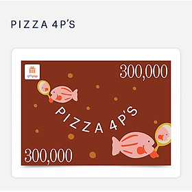 Giftpop - Phiếu Quà Tặng Pizza 4P's 300K