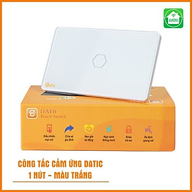 Mua Công tắc thông minh HUNONIC  1 nút màu trắng - Điều Khiển Qua App + Giọng Nói Hàng Chính Hãng