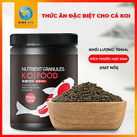 Cám cho cá Koi - Thức ăn dinh dưỡng cao cấp giàu đạm, tảo xoắn, giàu Vitamin vá phát triển toàn diện