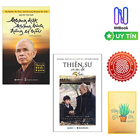 Combo Thiền Sư Và Em Bé 5 Tuổi Và Không Diệt Không Sinh Đừng Sợ Hãi ( Tặng kèm sổ tay) - Adisan Books