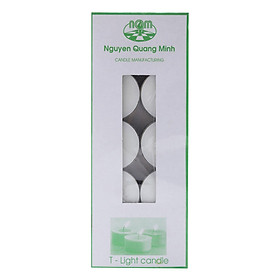 Mua Hộp 10 Nến Tealight Miss Candle FtraMart (Trắng)