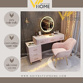 Mua Bàn trang điểm  bàn phấn kèm gương tích hợp đèn LED kèm nút cảm ứng thông minh và ngăn kéo để đồ tện lợi BTD-00150