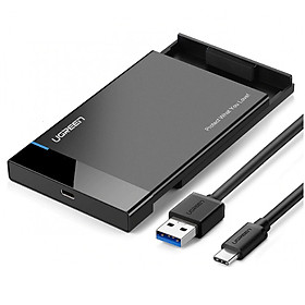 Hộp đựng ổ cứng SATA cổng USB-C 3.1 cao cấp Ugreen 50743 - Hàng chính hãng