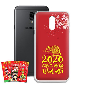 Ốp lưng dẻo cho điện thoại Samsung Galaxy J7 plus - 01055 7967 HPNY2020 19 - Tặng bao lì xì Phát Tài Phát Lộc - Hàng Chính Hãng