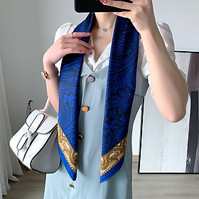 - Khăn lụa quàng cổ đa năng, khăn lụa dài 90x90cm, khăn choàng lụa, khăn choàng dáng dài cao cấp- Qùa tặng ý nghĩa-CHỌN MẪU