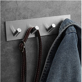 Mua Móc Treo Quần Áo Decor Nhà Tắm INOX SUS304 Dán Tường keo 3M siêu chắc - Móc Chéo