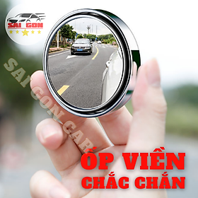 Gương cầu lồi xóa điểm mù ô tô, xoay 360 độ, quan sát mọi góc cạnh cho bạn cảm giác tự tin khi lái xe