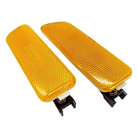 4X Pair of Front  Side Lamp Replace for   Golf 133x70x37mm Yellow