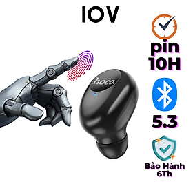 Mua  PIN 10H  Tai nghe Bluetooth HOCO. E64 mini nhét tai   NGHE GỌI 10 TIẾNG  không dây  5.3 thích hợp cho mọi thiết bị