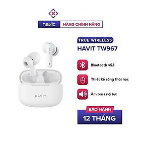 Tai nghe Bluetooth True Wireless Havit TW967 - Hàng chính hãng