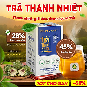 Trà Thanh Nhiệt Sunbeleaf - Giúp Giải Nhiệt, Thanh Lọc Cơ Thể, Thải Độc Gan - Hộp 25 Gói