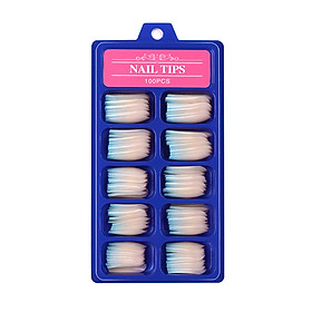 Set 100 móng tay giả dùng cho làm móng nghệ thuật
