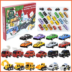 Blind box ô tô đồ chơi giáng sinh Noel 2024 cho bé trai gái, quà giáng sinh cho bé