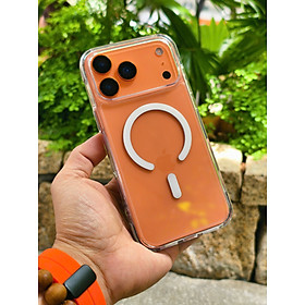 Ốp lưng trong suốt sạc từ tính bảo vệ camera cho iPhone 17 Pro Max / 17 Air / 17 Pro / 17 / 16 Pro, iPhone 16 Pro Max, iPhone 15 Pro Max / 15 Pro hiệu Memumi Glitter Magnetic - Siêu Mỏng 0.3mm, Lực Hút Mạnh, Chắc Chắn - Hàng nhập khẩu - iPhone 17 Pro Max