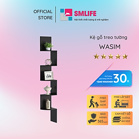 Mua Kệ trang trí phòng khách gỗ công nghiệp SMLIFE Wasim