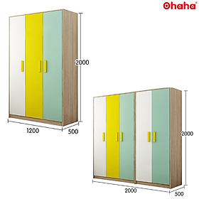 Mua Tủ Quần Áo Trẻ Em Hiện Đại Ohaha - TAK015