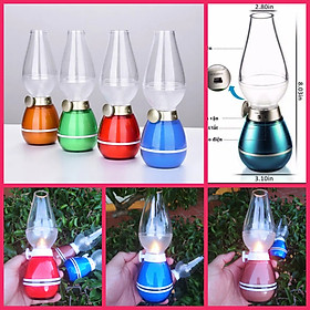 1 ĐÈN DẦU ĐIỆN KIỂU CỔ THỔI BẬT TẮT TRANG TRÍ NHÀ PHÒNG QUÁN BÀN THỜ LED CỰC ĐẸP