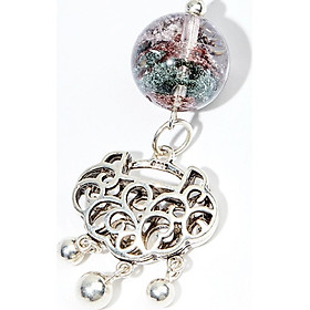 Mặt dây chuyền túi như ý phối ưu linh rêu Ngọc Quý Gemstones