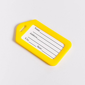 Thẻ tên đánh dấu và ghi nhớ hành lý, chìa khóa (Name tag vali) - có sẵn vòng treo