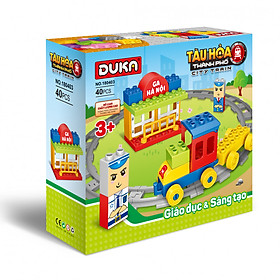 Đồ Chơi Ghép Hình Duka Tàu Hỏa Thành Phố