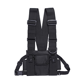 Men Chest Rig Vest Outdoor Harness Bag  Shoulder Bag Phone Holder