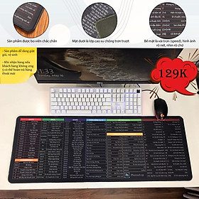 Mua Lót chuột RPC Bảng phím tắt Tin học văn phòng cỡ 80x30x0.4cm chất lượng cao