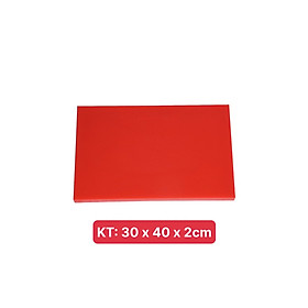 Thớt Nhựa Công Nghiệp Chữ Nhật [ Kích Thước: 30cm x 40cm x 2cm