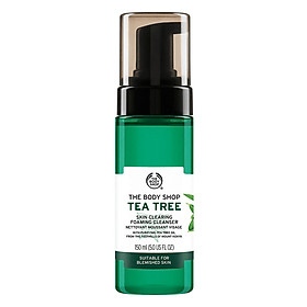 Sữa Rửa Mặt Tạo Bọt The Body Shop Tea Tree (150ml)