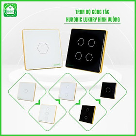 Mua Công Tắc Hunonic Luxury Hình Vuông  Hàng Chính Hãng