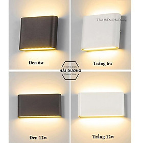 Đèn hắt tường 2 đầu kiểu dáng hiện đại - chống nước mới