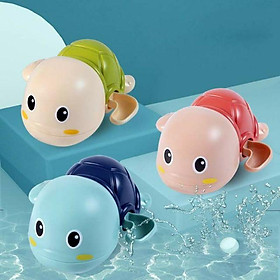 Rùa bơi thả bồn tắm cho bé - Rùa thả hồ bơi chạy cót mini làm đồ chơi cho bé khi tắm - Có ba màu cho bé Trai và Gái