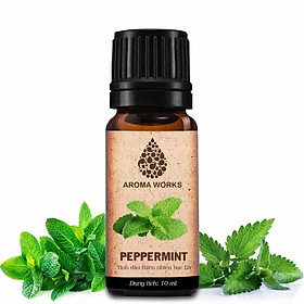 Tinh dầu Bạc Hà Aroma Works Peppermint xông phòng, khử mùi