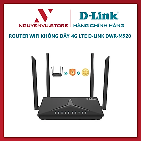 Router Wifi không dây 4G LTE D-Link DWR-M920 - Hàng Chính Hãng