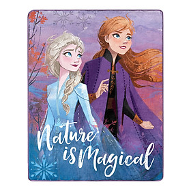 Mền ( Chăn ) Elsa và Anna - Disney Frozen 2 - Nature Is Magical