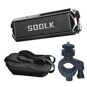 Loa Bluetooth SODLK T200 Loa siêu trầm công suất cao 100W IPX5 Chống nước Pin dự phòng siêu dài 10400mAh Hỗ trợ thẻ TF, USB Màu sắc: T200-Túi đựng xe đạp