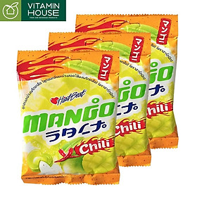 [HCM 2H] Combo 3 Gói Kẹo Xoài Muối Ớt Hartbeat Thái 120g