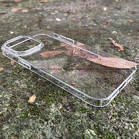 Ốp lưng trong siêu mỏng Memumi Slim Case Magnetic cho IPhone 17 Pro Max Air 16 Plus 15 14 13 Bảo hành ố vàng trọn đờ - Trong suốt, Trong suốt