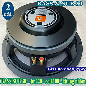 CẶP LOA BASS 30 JB TỪ 220 CÔN 100 - LOA NHẬP CAO CẤP - HÀNG NHẬP KHẨU