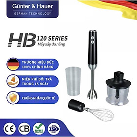 Günter & Hauer Máy xây Cầm Tay 4 trong 1 Công Suất cực đại 1200W + Nhiều Mức Điều Chỉnh HB120