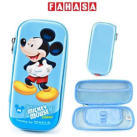 Bóp Viết Nhựa Mickey - Ume Z7704-A - Màu Xanh Dương Nhạt