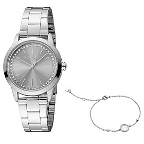 Đồng hồ đeo tay nữ hiệu ESPRIT ES1L362M0055; kèm lắc tay  ESGW0247BR