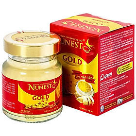 Nước Yến Sào Cao Cấp 15% Yến Nunest Gold Hũ 70ml